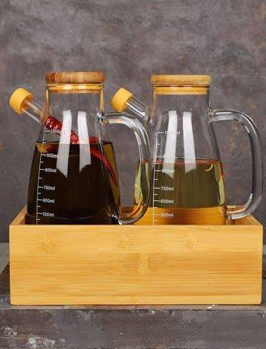 روغنریز پیرکس با درب بامبو